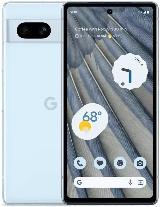 Смартфон Google Pixel 7A, 8/128 ГБ, Dual: nano SIM + eSIM, голубой